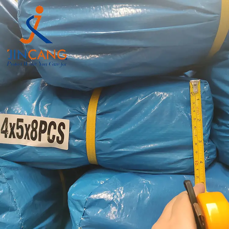 110 ग्रॅम ब्लू पीई टारपॉलिन