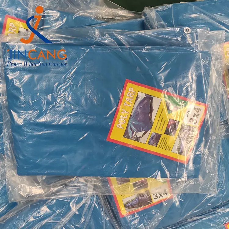 110 ग्रॅम ब्लू पीई टारपॉलिन