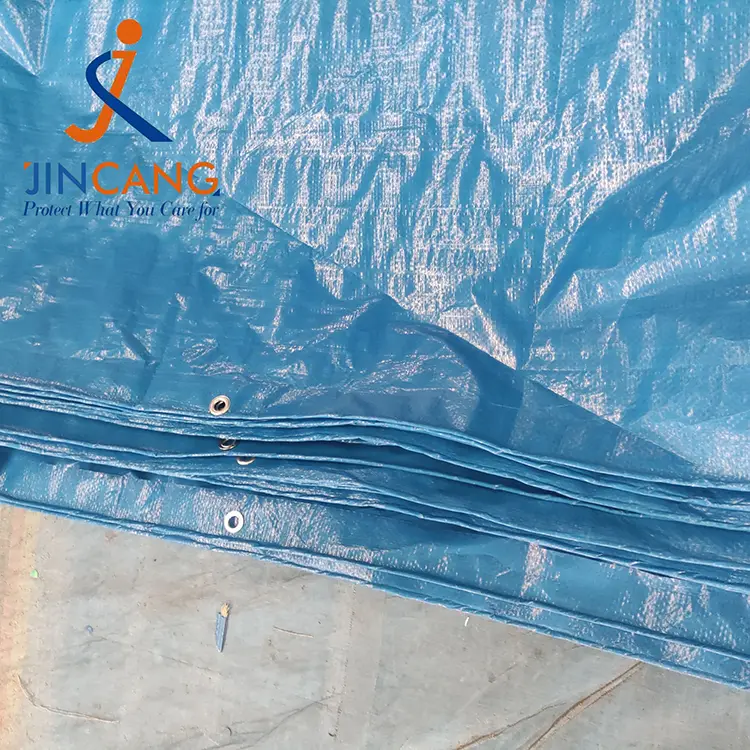 110 ग्रॅम ब्लू पीई टारपॉलिन