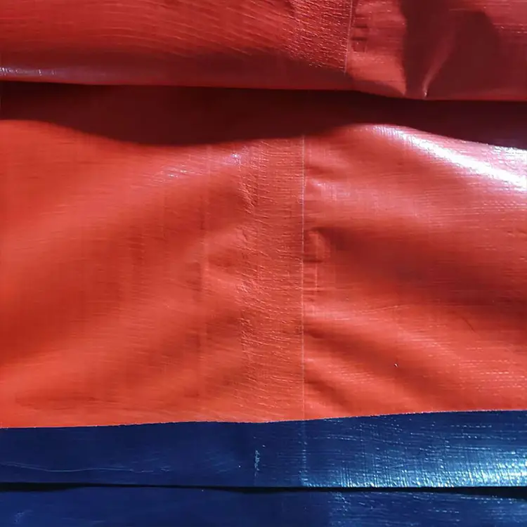 150 ग्रॅम ऑरेंज पीई टार्पॉलिन रोल