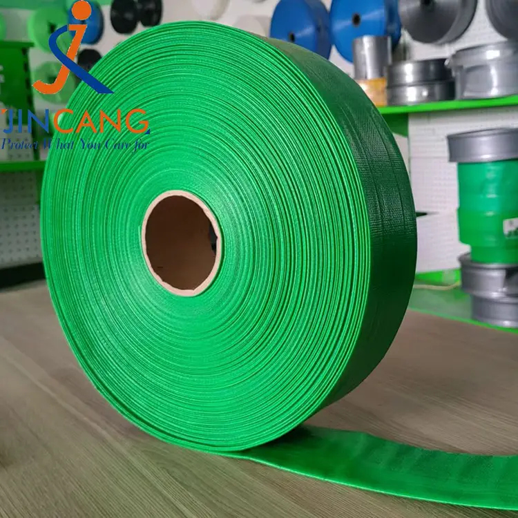 पीई ब्रेडेड ले फ्लॅट रबरी नळी